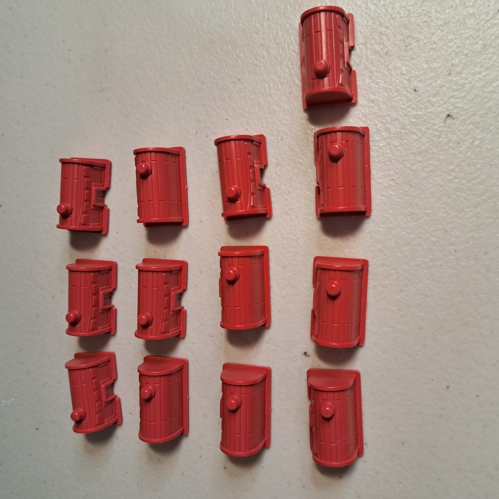 2005 Spongebob Squarepants Krusty Krab Houses Monopoly Game Replacement Pieces